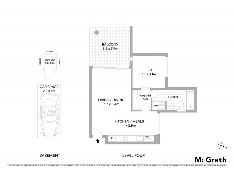 15/15 Walsh Street, Milton QLD 4064 Floorplan