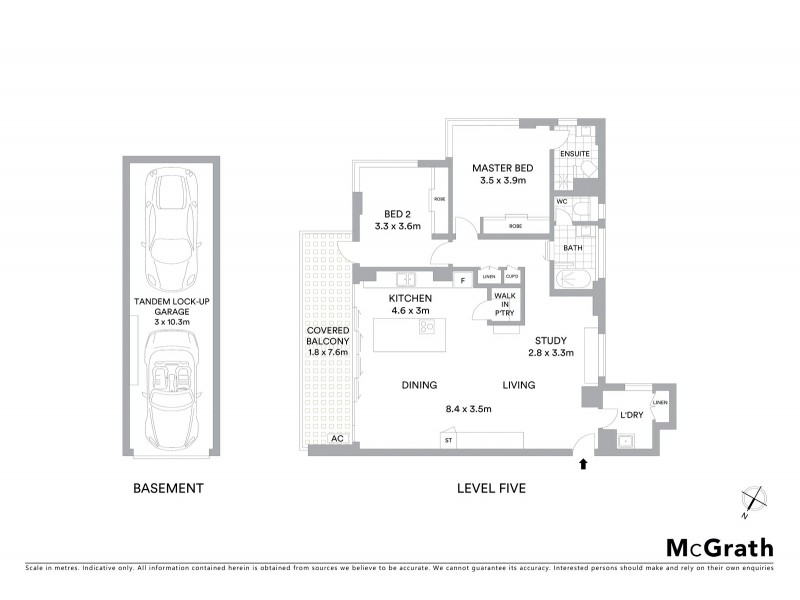 18/36 Glen Road, Toowong QLD 4066 Floorplan