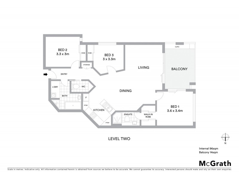 26/17 Marshall Lane, Kenmore QLD 4069 Floorplan