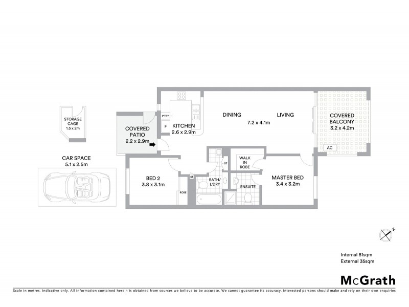 20/38 Vincent Street, Indooroopilly QLD 4068 Floorplan
