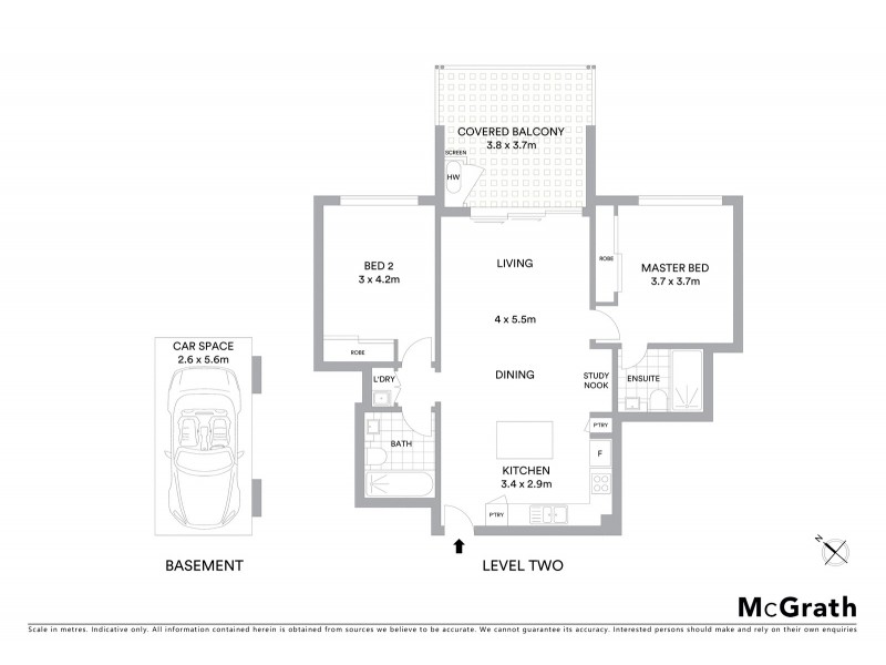 211/6 Victoria Street, Kelvin Grove QLD 4059 Floorplan