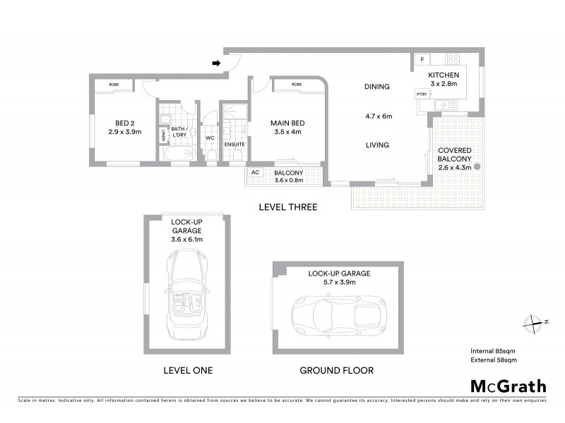 5/10 Union Street, Taringa QLD 4068 Floorplan