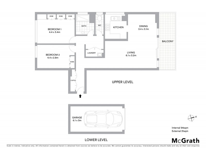 31/36 Glen Road, Toowong QLD 4066 Floorplan