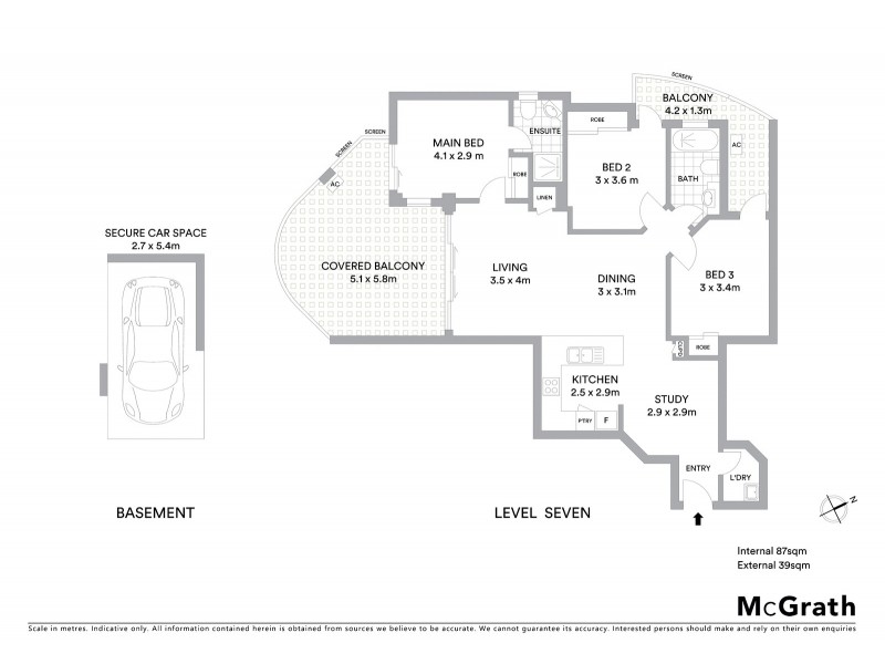 63/9 Sylvan Road, Toowong QLD 4066 Floorplan