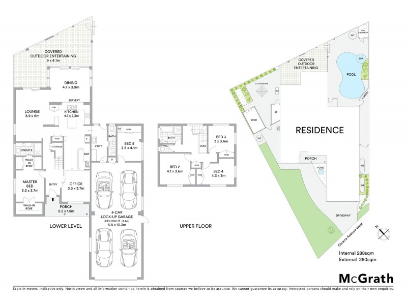 22 Owarra Avenue West, Ferny Hills QLD 4055 Floorplan