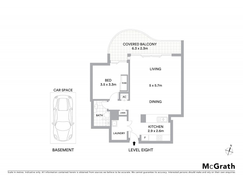 808/311 Vulture Street, South Brisbane QLD 4101 Floorplan
