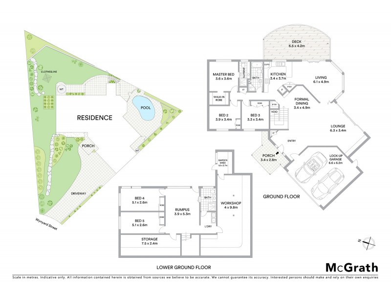 5 Wynyard Street, Indooroopilly QLD 4068 Floorplan