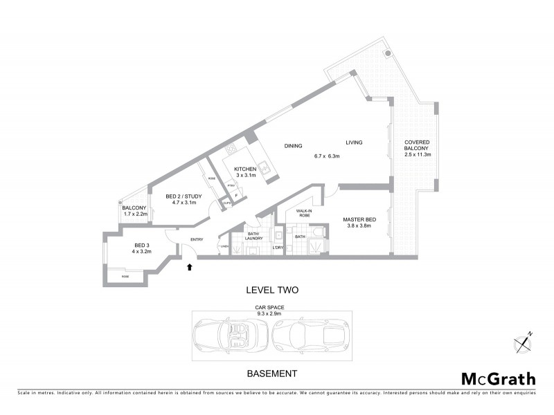 24/39 Vernon Terrace, Teneriffe QLD 4005 Floorplan