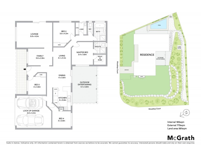43 Woodtop Court, Ferny Hills QLD 4055 Floorplan