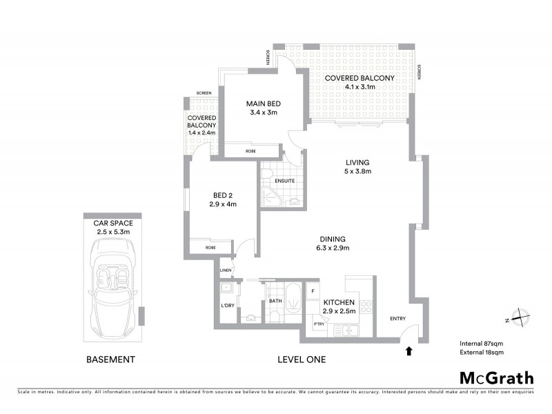 36/7 Landsborough Terrace, Toowong QLD 4066 Floorplan