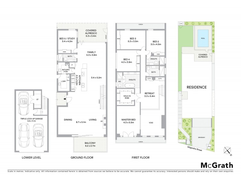 38 Gilgandra Street, Indooroopilly QLD 4068 Floorplan
