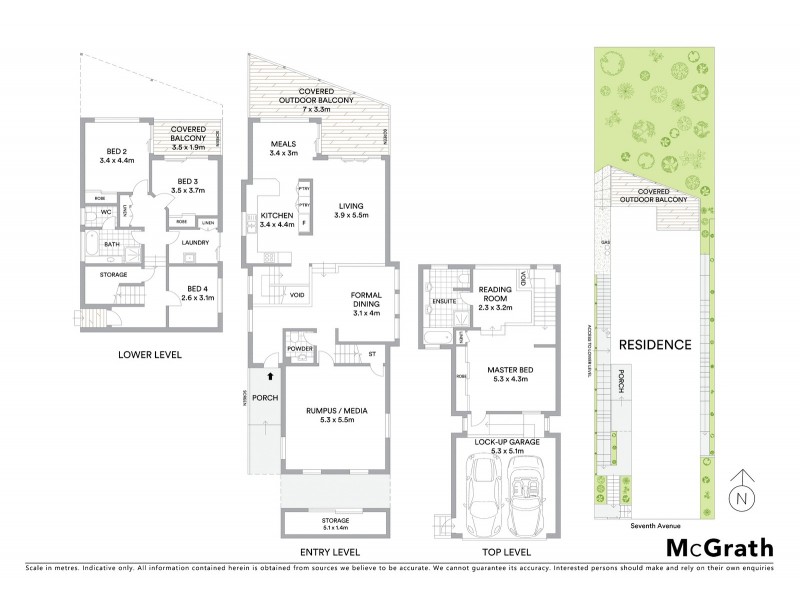 40 Seventh Avenue, St Lucia QLD 4067 Floorplan