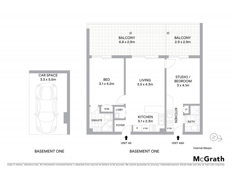 49/35 Morrow Street, Taringa QLD 4068 Floorplan