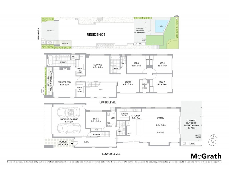 8 Napier Street, St Lucia QLD 4067 Floorplan