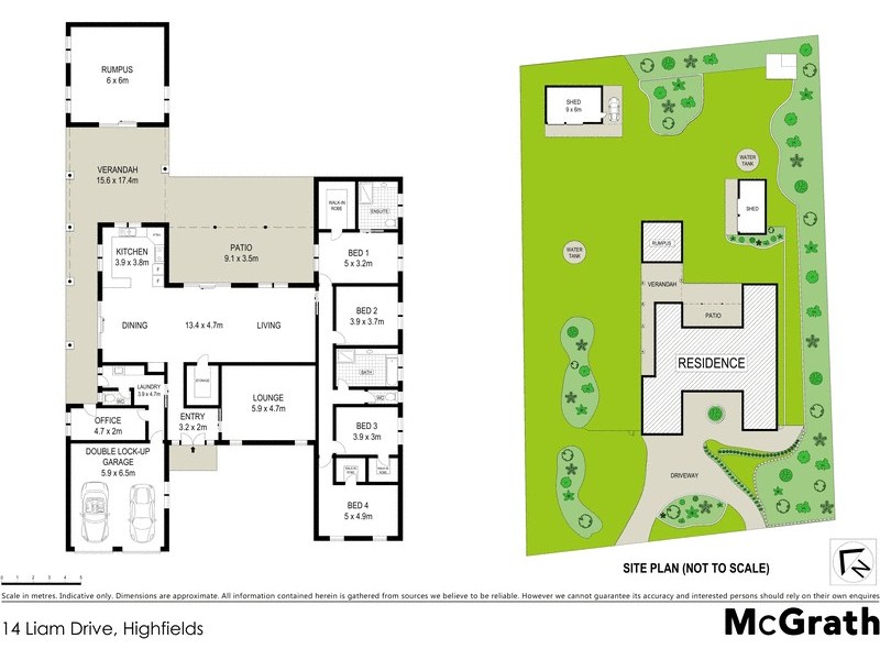 14 Liam Drive, Highfields QLD 4352 Floorplan