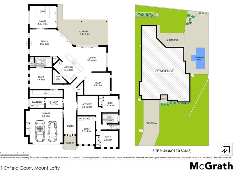 1 Enfield Court, Mount Lofty QLD 4350 Floorplan