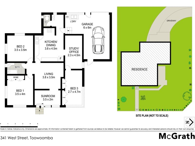 341 West Street, Harristown QLD 4350 Floorplan