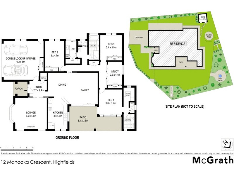 12 Manooka Crescent, Highfields QLD 4352 Floorplan