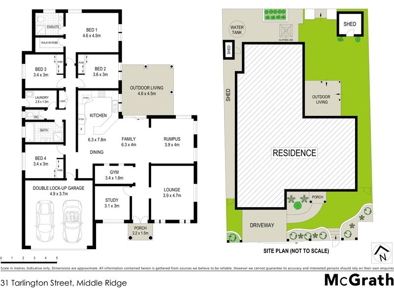 31 Tarlington Street, Middle Ridge QLD 4350 Floorplan