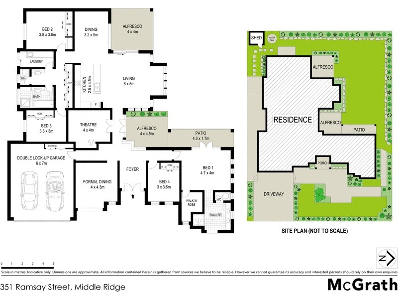351 Ramsay Street, Middle Ridge QLD 4350 Floorplan