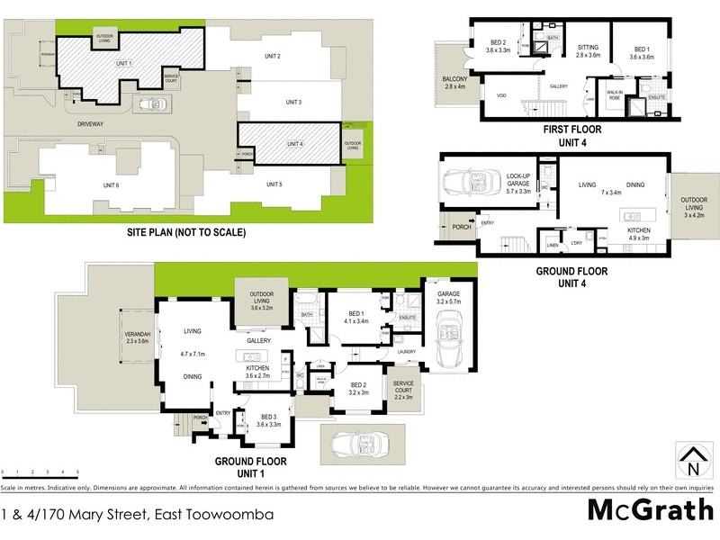 1/170 Mary Street, East Toowoomba QLD 4350 Floorplan