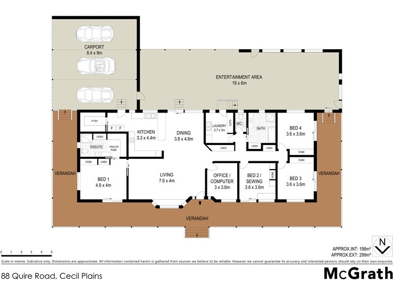 153 McGrath Road, Cecil Plains QLD 4407 Floorplan