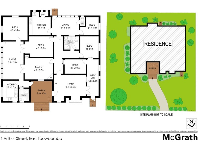 4 Arthur Street, East Toowoomba QLD 4350 Floorplan