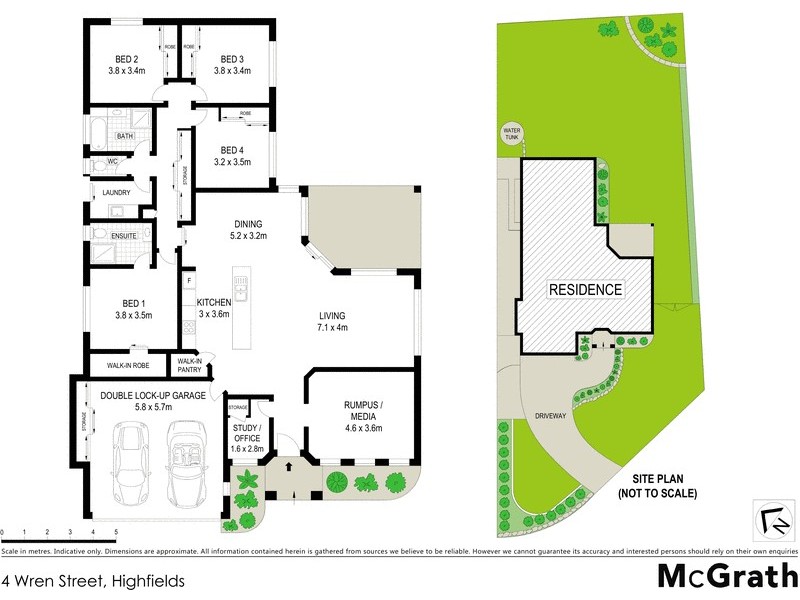 4 Wren Street, Highfields QLD 4352 Floorplan