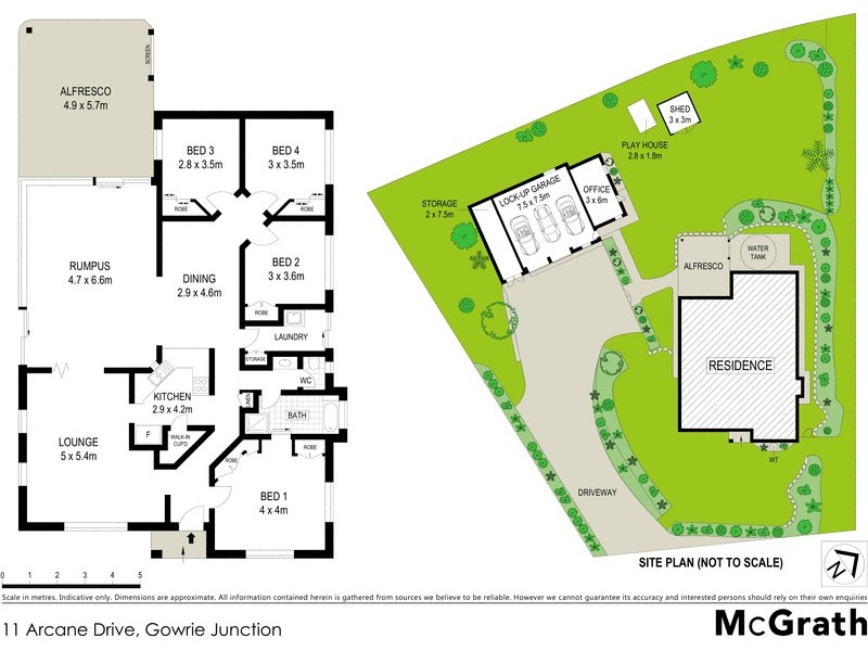 11 Arcane Drive, Gowrie Junction QLD 4352 Floorplan