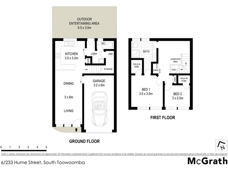 6/233 Hume Street, South Toowoomba QLD 4350 Floorplan