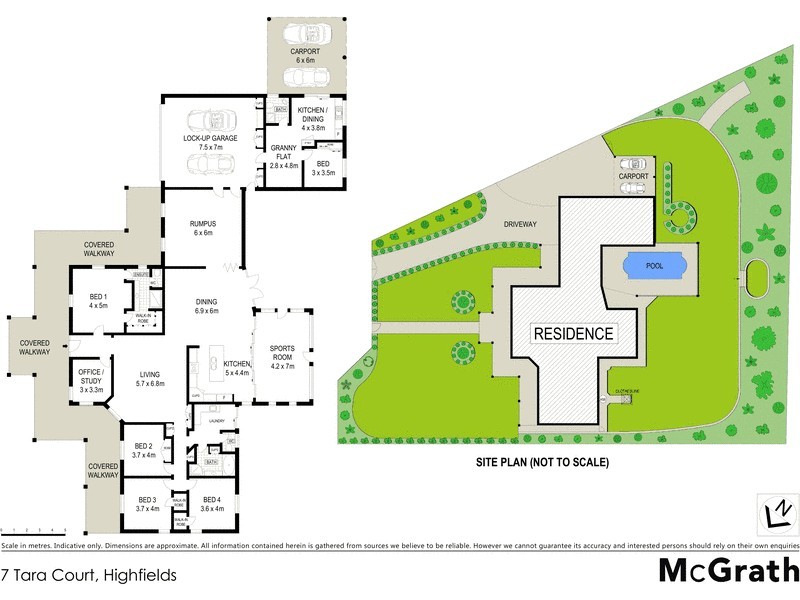 7 Tara Court, Highfields QLD 4352 Floorplan