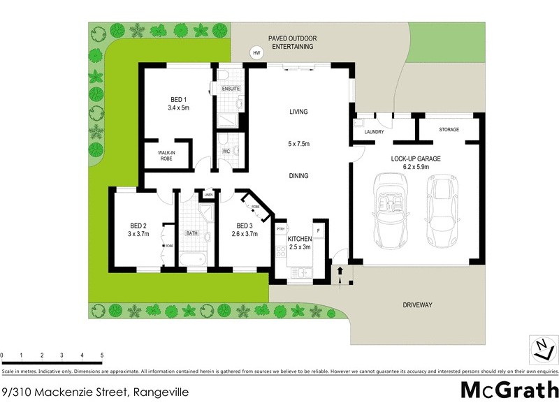 9/310 Mackenzie Street, Rangeville QLD 4350 Floorplan