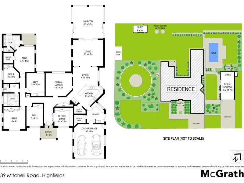 39 Mitchell Road, Highfields QLD 4352 Floorplan