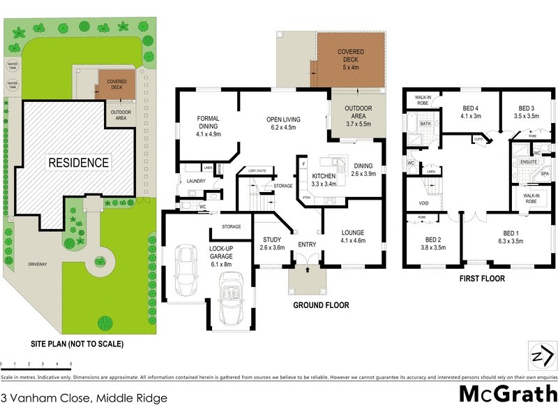 3 Vanham Close, Middle Ridge QLD 4350 Floorplan