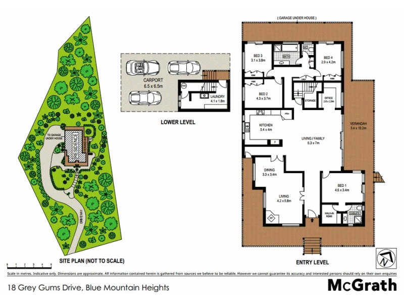18 Grey Gums Drive, Blue Mountain Heights QLD 4350 Floorplan