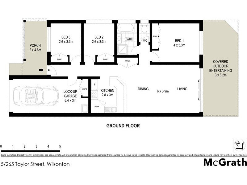 5/265 Taylor Street, Wilsonton QLD 4350 Floorplan