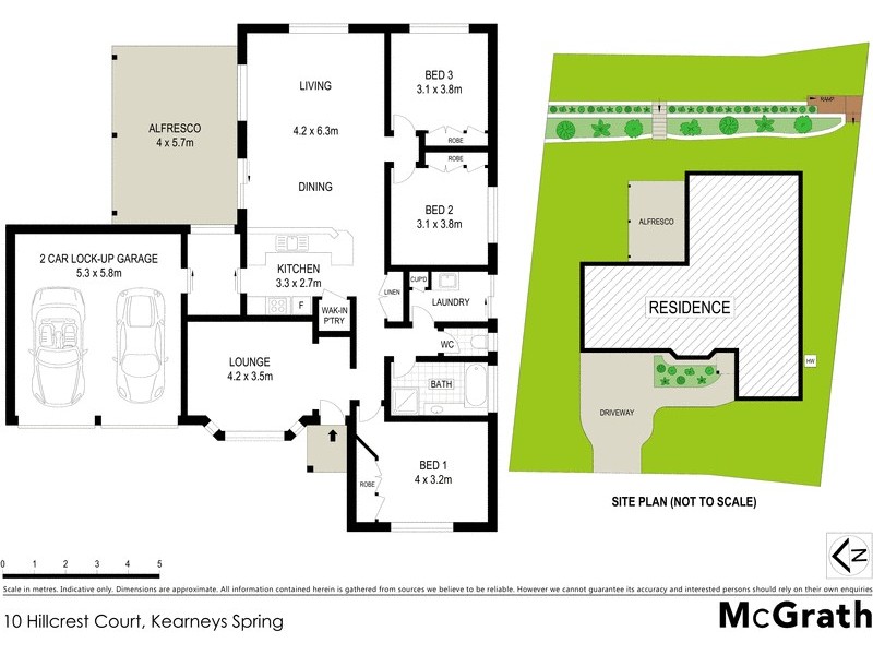 10 Hillcrest Court, Kearneys Spring QLD 4350 Floorplan