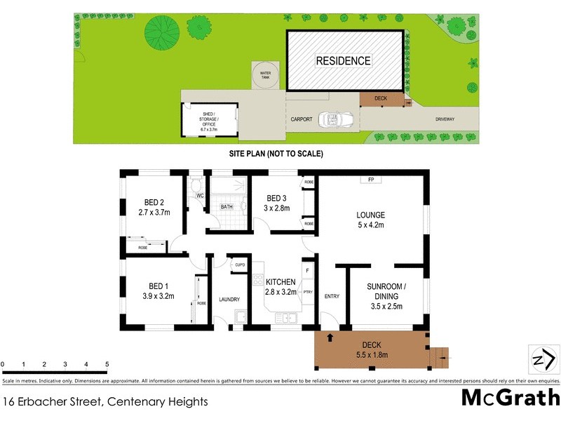 16 Erbacher Street, Centenary Heights QLD 4350 Floorplan