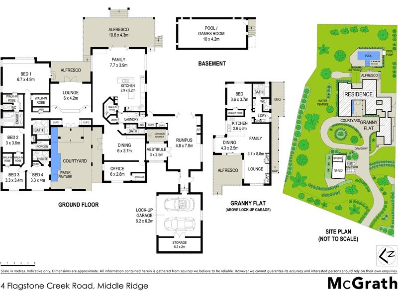6 Flagstone Creek Road, Middle Ridge QLD 4350 Floorplan