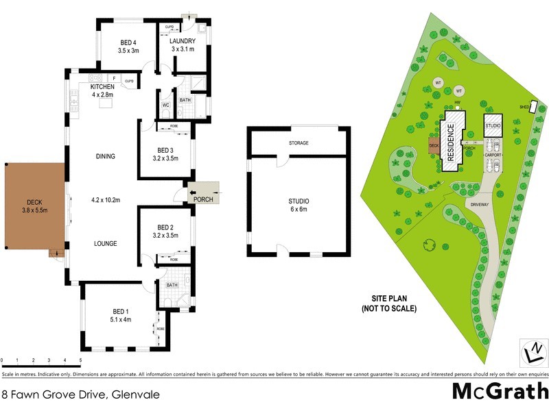 8 Fawn Grove Drive, Glenvale QLD 4350 Floorplan