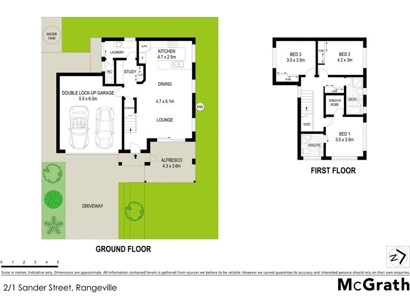 2/1 Sander Street, Rangeville QLD 4350 Floorplan