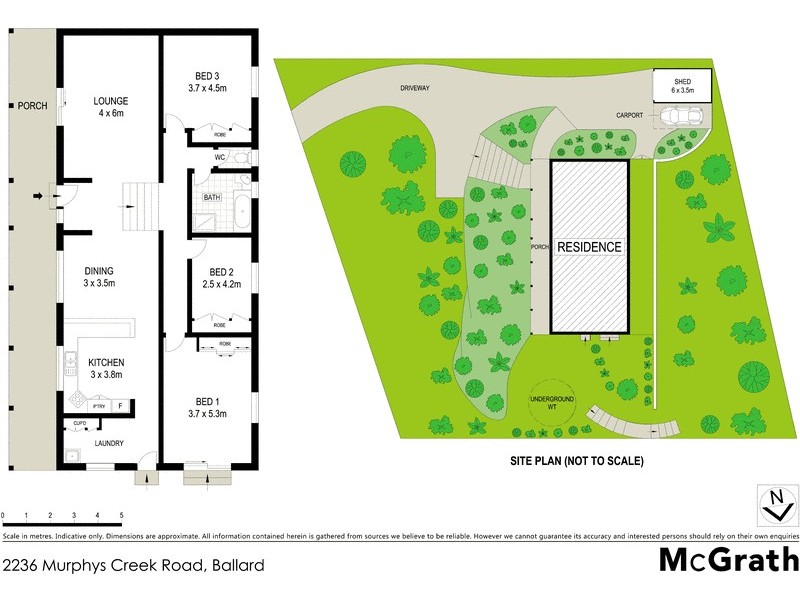 2236 Murphys Creek Road, Ballard QLD 4352 Floorplan