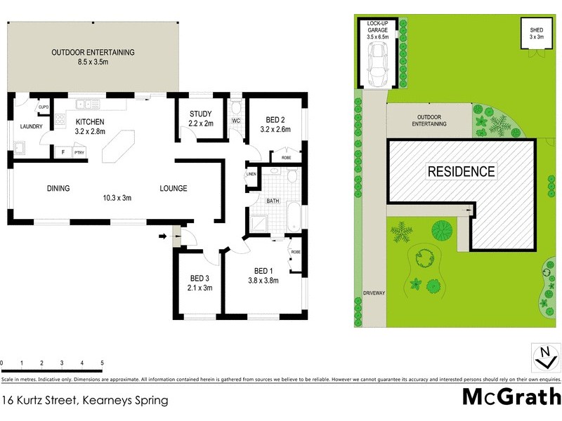 16 Kurtz Street, Kearneys Spring QLD 4350 Floorplan
