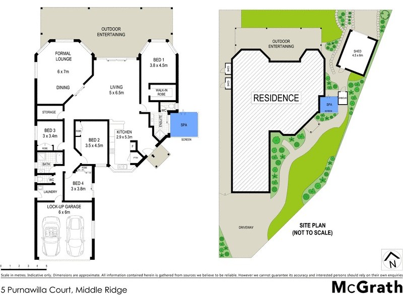 5 Purnawilla Court, Middle Ridge QLD 4350 Floorplan