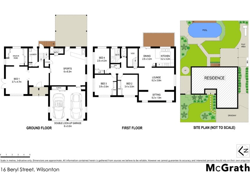 16 Beryl Street, Wilsonton QLD 4350 Floorplan