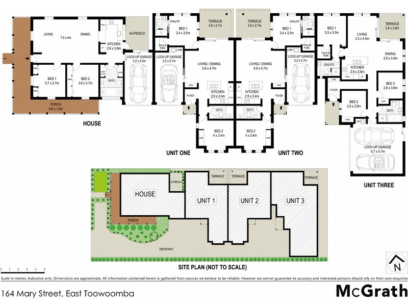 1/164 Mary Street, East Toowoomba QLD 4350 Floorplan