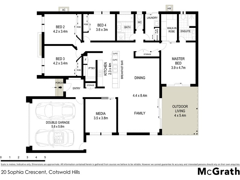 20 Sophia Crescent, Cotswold Hills QLD 4350 Floorplan