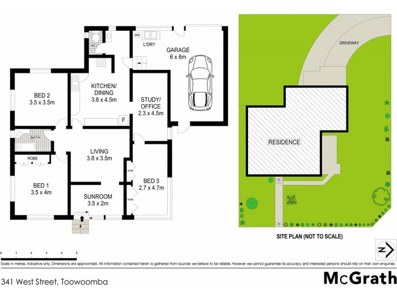 341 West Street, Harristown QLD 4350 Floorplan