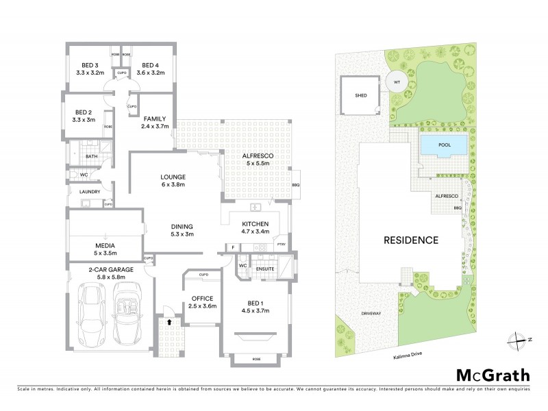 44 Kalimna Drive, Kleinton QLD 4352 Floorplan