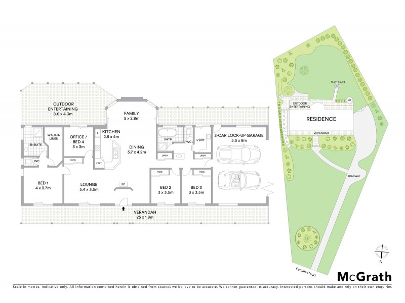 2 Pamela Court, Highfields QLD 4352 Floorplan